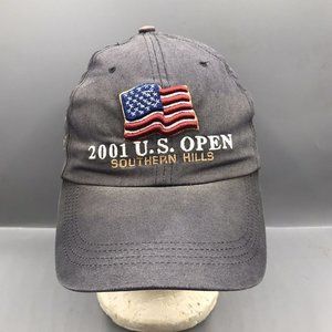 Vintage 2001 Southern Hills Country Club US Open Hat Golf Baseball Cap GC